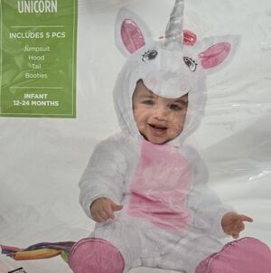 Amscan Pink and White Kids Costume